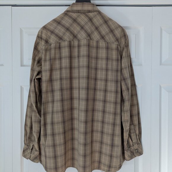 Levis Signature Plaid Shirt Beige - Size XL - Picture 3 of 12
